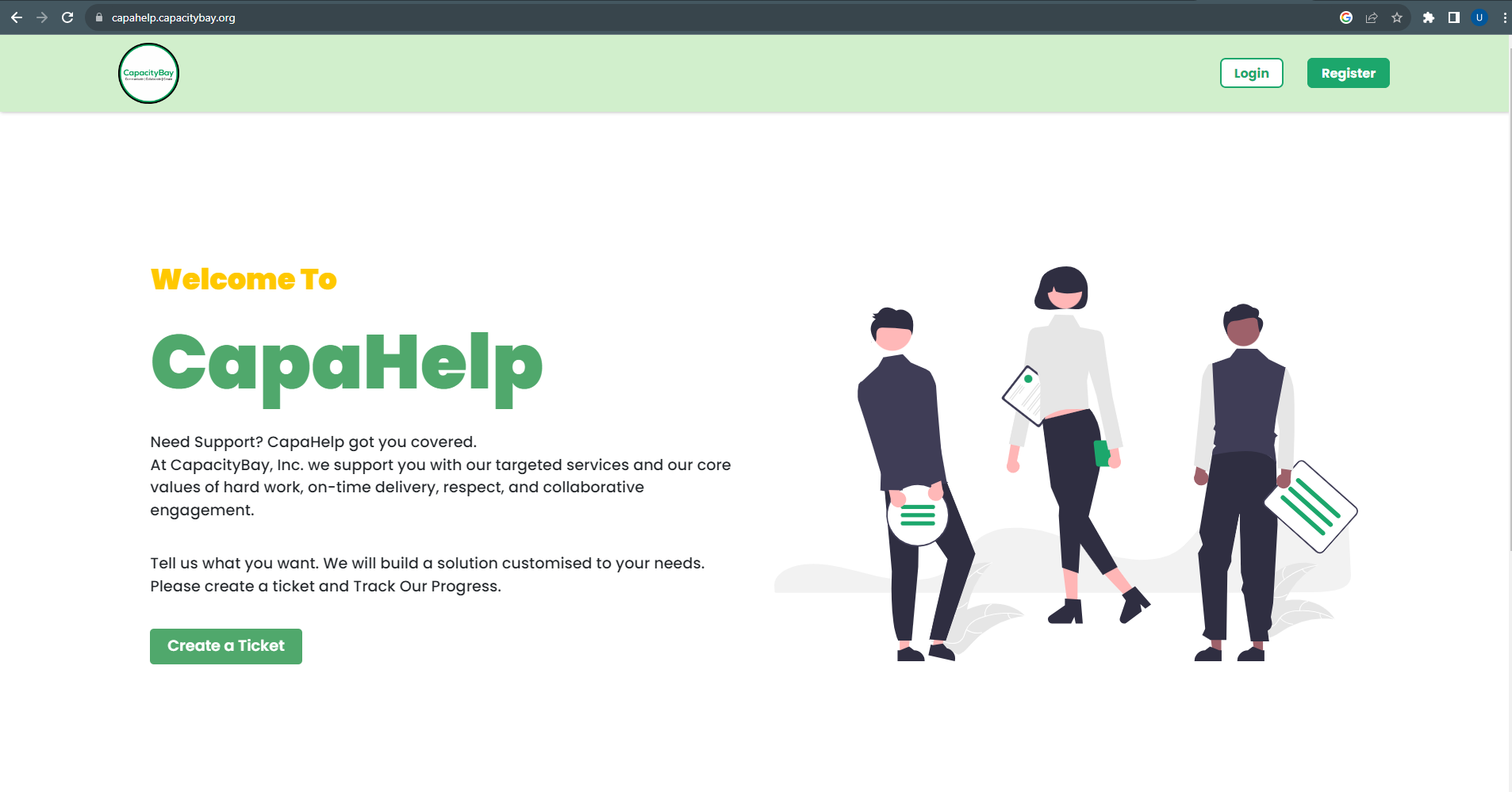 CapaHelp Ticketing System